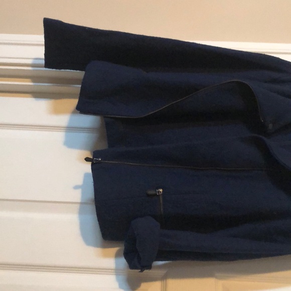 Modern Talbots boiled wool zip jacket 6 - Picture 8 of 8